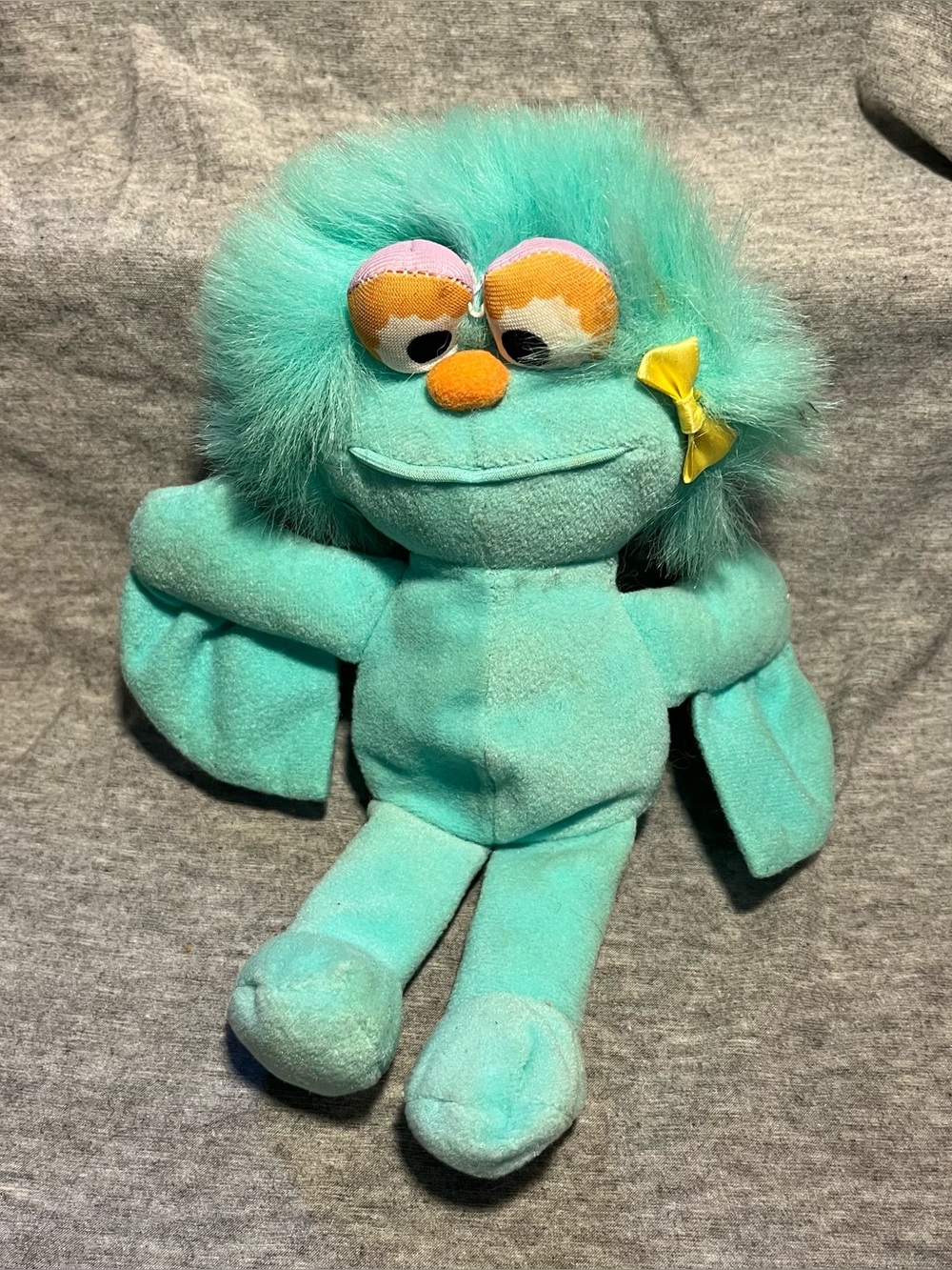 Rosita TYCO Plush Stuffed  SESAME STREET RARE Bean Bag Figure Vintage